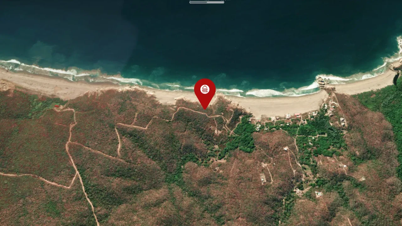 Land location in El Nanche Beach Huatulco near El Mojón and Barra de la Cruz